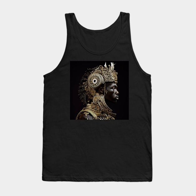 Afro Futuristic Zodiac- Tank Top by solomonabrams